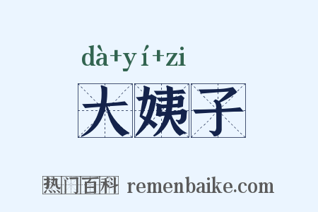 大姨子是什么意思的图片